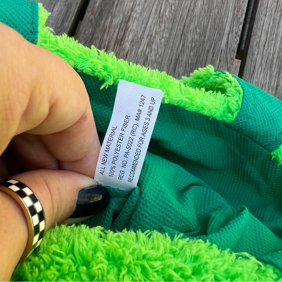 Goffa Int'L Frankenstein Fuzzy Candy Bag Trick or Treat in Green - Picture 4 of 7